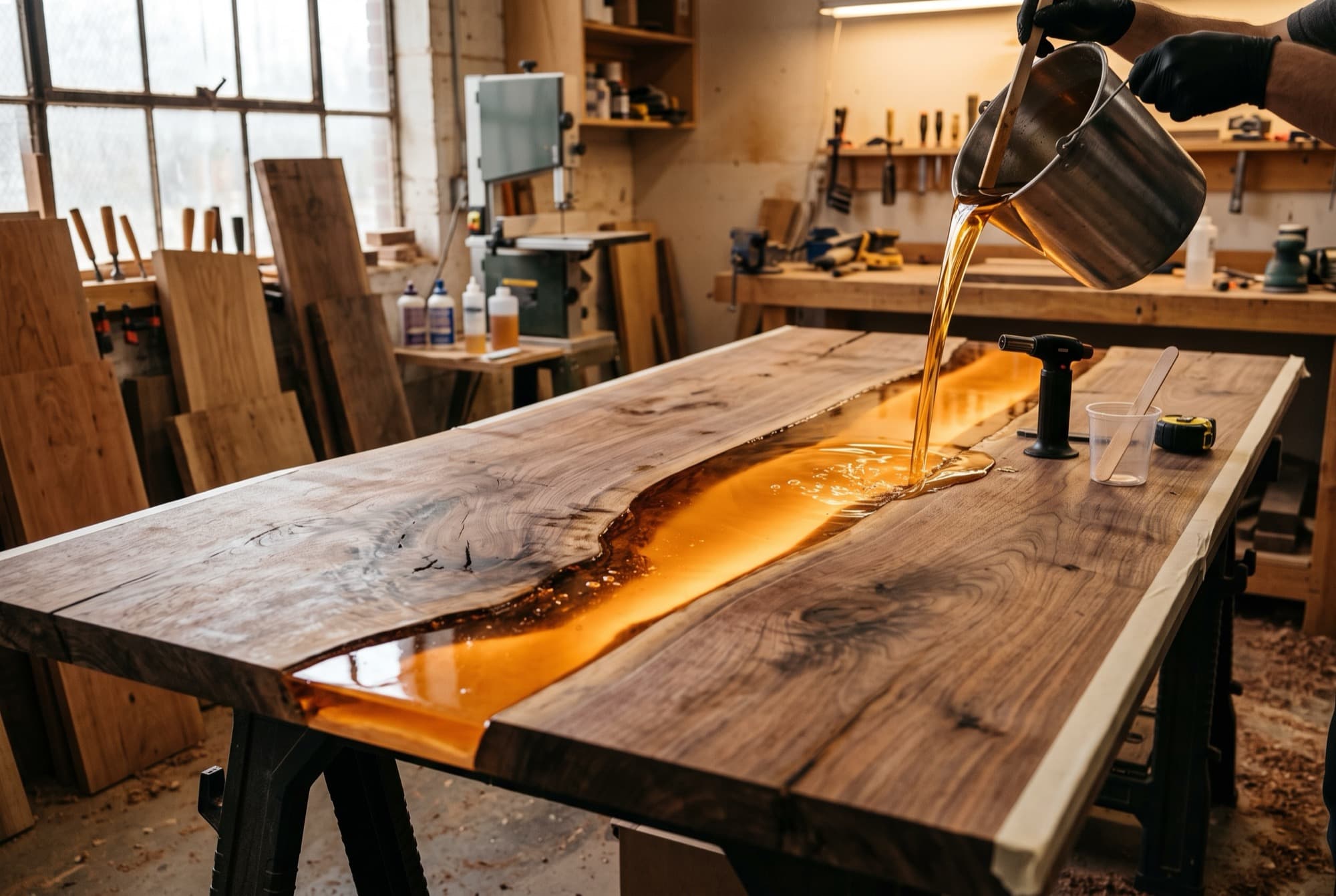 Build Log: A 9-Foot Walnut River Table