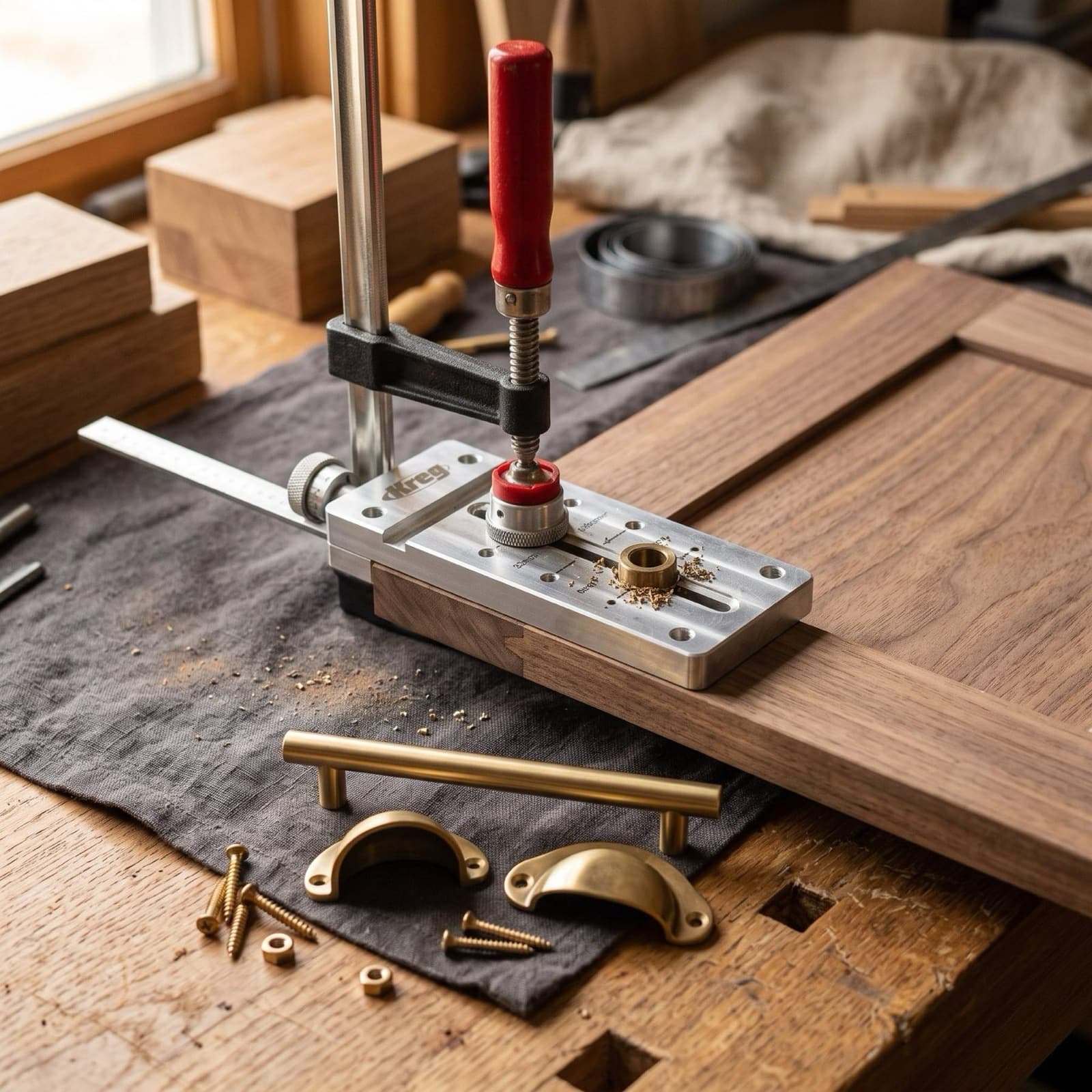 Cabinet Hardware Jig Plans